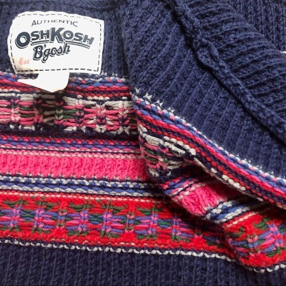 OshKosh Knit Sweater Capelet Size 12m - Picture 4 of 8